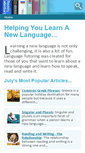 Mobile Screenshot of languagetutoring.co.uk