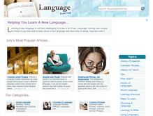 Tablet Screenshot of languagetutoring.co.uk